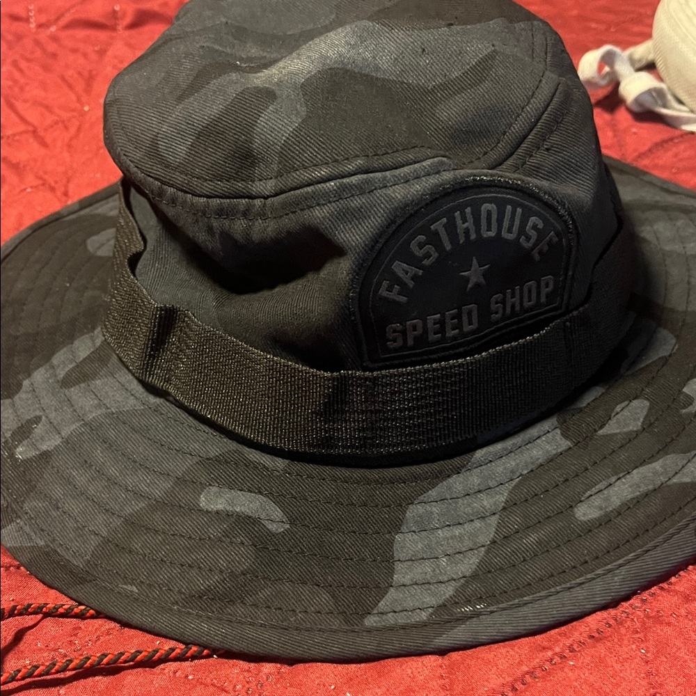 Fasthouse Kids Camo Black Hat